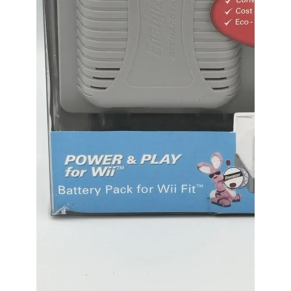 Wii Fit Energizer Power & Play Battery Pack New Open Box